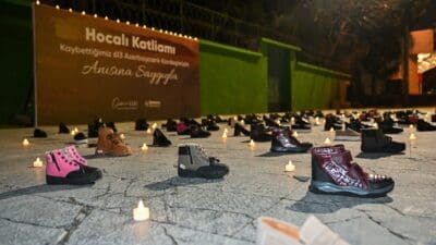 Karabağ Savaşı sırasında 26 Şubat 1992'de Azerbaycan’ın Hocalı kasabasında Ermenistan'a