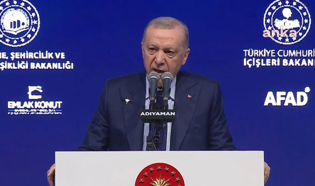 Cumhurbaşkanı Recep Tayyip Erdoğan, 6 Şubat depremlerinin 2. yılında Adıyaman'da
