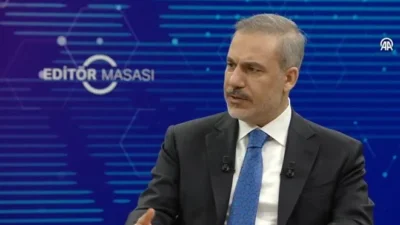 Dışişleri Bakanı Hakan Fidan, Anadolu Ajansı Editör Masası'na konuk oldu