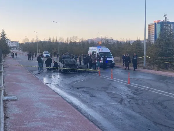 Konya’da araçta oksijen tüpünün patlaması sonucu çıkan yangında 3 aylık