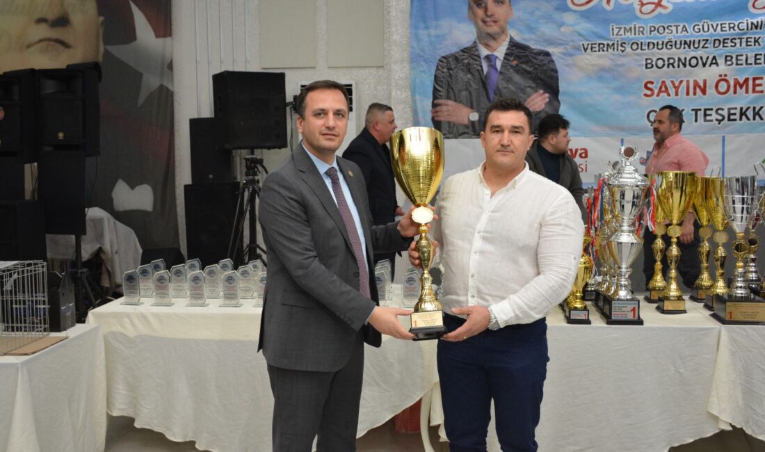 İzmir Posta Güvercini Sevenler Derneği’nin ödül töreni, Bornova Belediyesi’nin ev