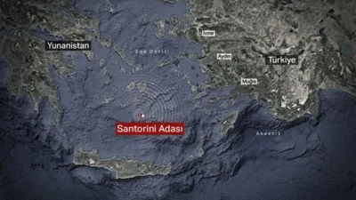 Ege Denizi'nde artan sismik hareketlilik, Santorini çevresindeki 500'den fazla depremle