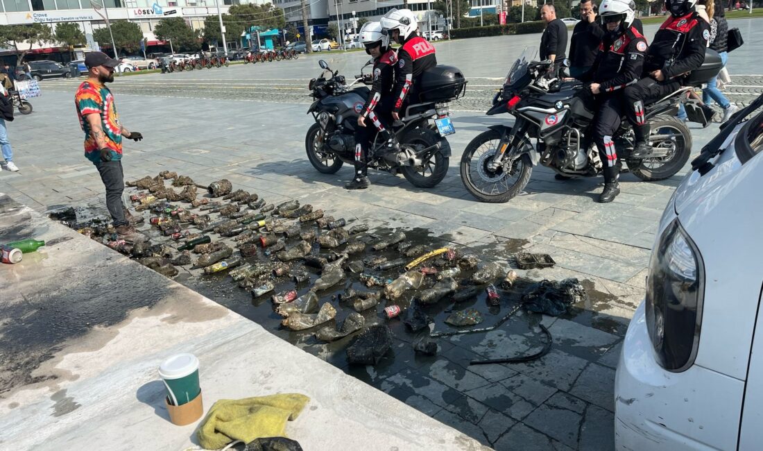 Çevre ve deniz ekosistemi sorunlarına dikkat çekmek amacıyla İzmir Büyükşehir