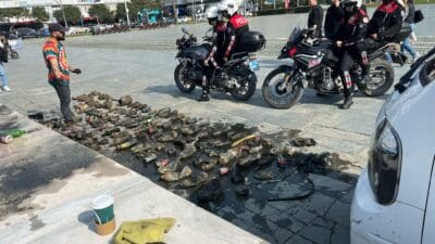 Çevre ve deniz ekosistemi sorunlarına dikkat çekmek amacıyla İzmir Büyükşehir