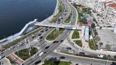 İzmir Büyükşehir Belediyesi, Mustafa Kemal Sahil Bulvarı’nda yaya ve araç