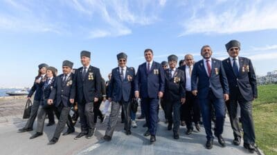 İzmir Büyükşehir Belediye Başkanı Dr. Cemil Tugay, 18 Mart Şehitleri