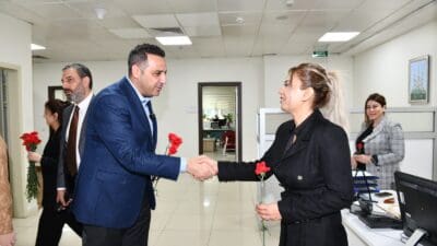 Çiğli Eğitim ve Araştırma Hastanesi’ni ziyaret eden Başkan Yıldız, sağlık