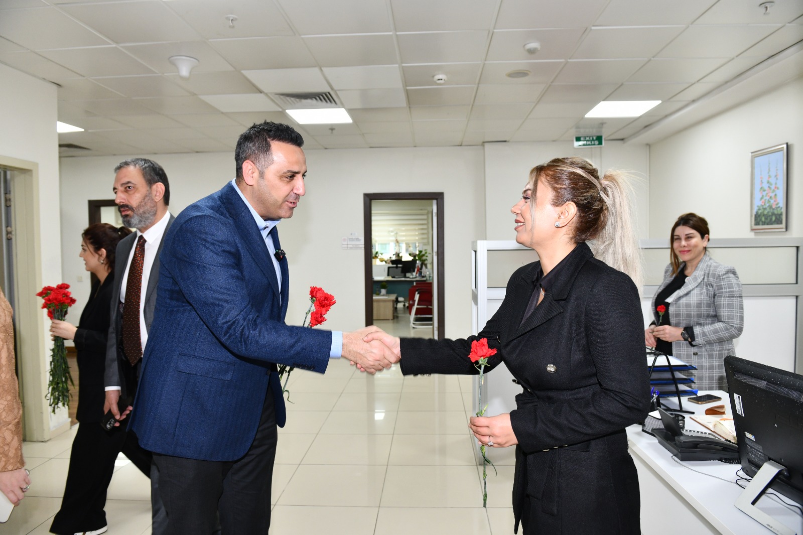 Çiğli Eğitim ve Araştırma Hastanesi’ni ziyaret eden Başkan Yıldız, sağlık