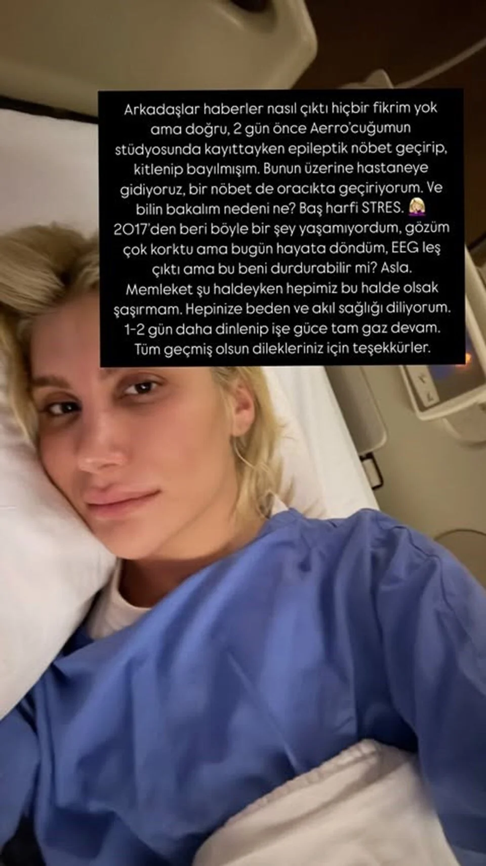 İrem Derici yine hastanelik oldu: Sağlık durumu hakkında açıklama - 1