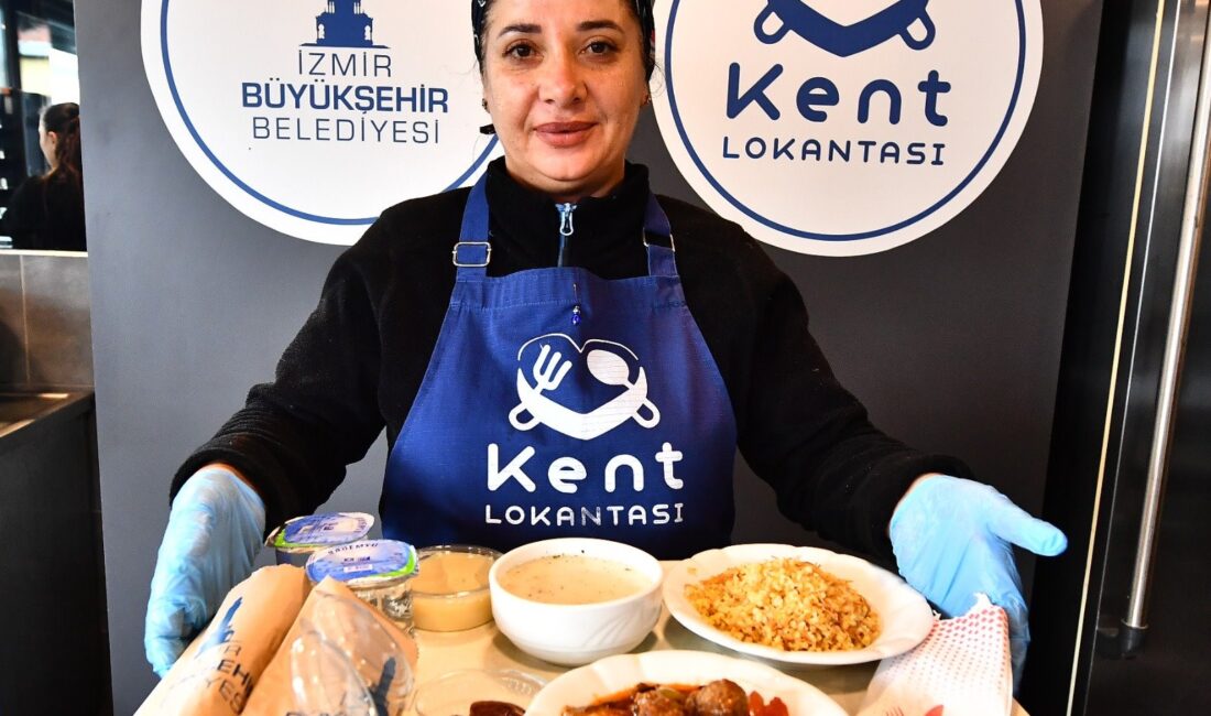 İzmir Büyükşehir Belediyesi’nin Kent Lokantaları’nda ramazan ayı için 50 TL’den