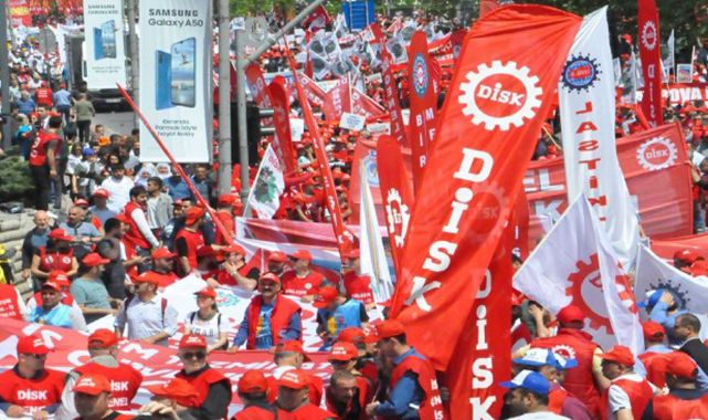 DİSK, İBB Başkanı Ekrem İmamoğlu'nun tutuklanmasını protesto etmek amacıyla 28