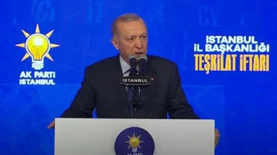 Cumhurbaşkanı Recep Tayyip Erdoğan, AK Parti teşkilatlarıyla iftar programında, "Bu