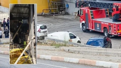 İzmir'in Aliağa ilçesindeki Organize Sanayi Bölgesi'nde bulunan bir fabrikada sabah