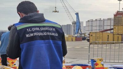İzmir Körfezi'ne boya atığı deşarj eden vinç bakım firmasına Çevre,