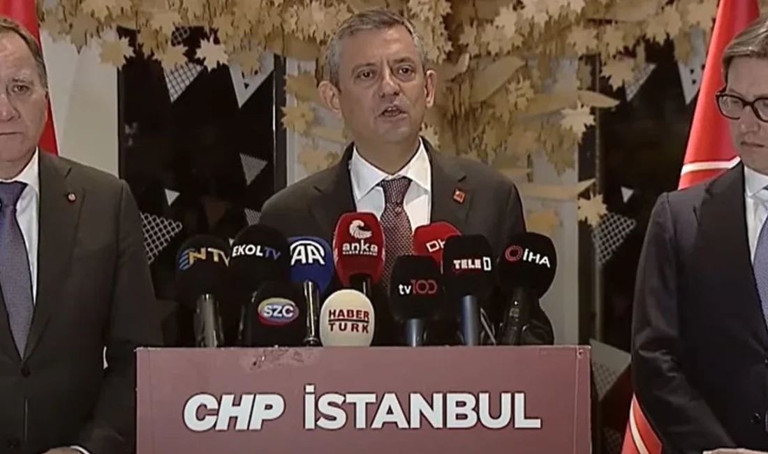 CHP Genel Başkanı Özgür Özel, Avrupa Sosyalist Partisi Başkanı Stefan