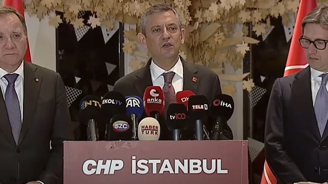 CHP Genel Başkanı Özgür Özel, Avrupa Sosyalist Partisi Başkanı Stefan