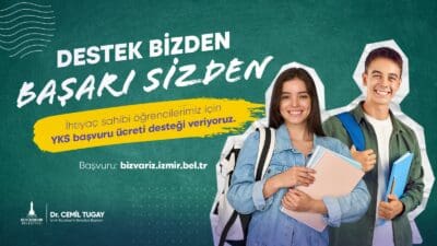 İzmir Büyükşehir Belediyesi, ekonomik açıdan zor şartlarda eğitimlerini sürdüren öğrencilere