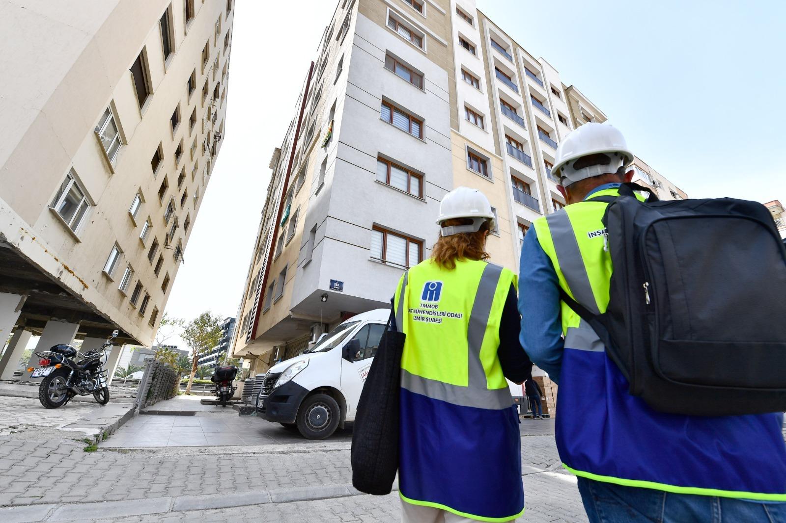 İzmir Büyükşehir Belediyesi’nin Bayraklı ve Bornova’da tamamladığı yapı envanter çalışmalarının