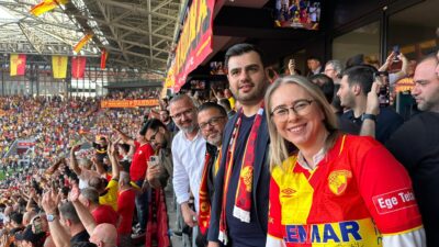 AK Parti İzmir Milletvekili Ceyda Bölünmez Çankırı, Göztepe Stadı'na gizlice