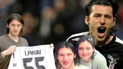 Eski milli futbolcu İbrahim Akın, vefat eden babası Erdoğan Akın'ın