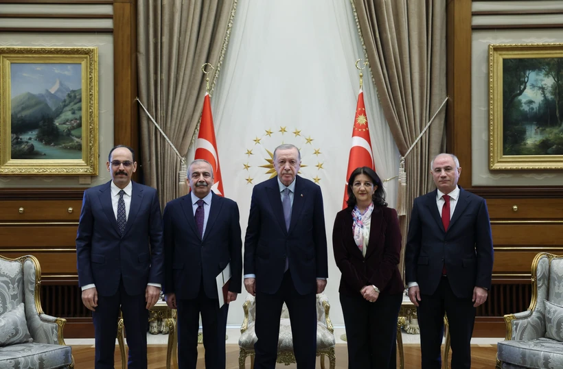 Cumhurbaşkanı Erdoğan ile DEM Parti heyeti arasında 13 yıl aradan