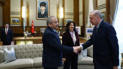 Cumhurbaşkanı Recep Tayyip Erdoğan'ın DEM Parti İmralı heyetiyle dün yaptığı