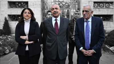 DEM Parti Eş Genel Başkanı Tuncer Bakırhan, TBMM grup toplantısında