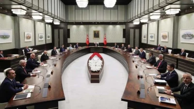 Spot: Cumhurbaşkanlığı Kabinesi, Cumhurbaşkanı Recep Tayyip Erdoğan başkanlığında Beştepe’de bir
