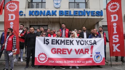 Toplu iş sözleşmesinde sunulan yüzde 16'lık zam teklifini kabul etmeyen