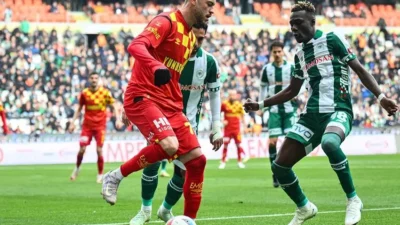 Trendyol Süper Lig'in 31. haftasında Tümosan Konyaspor evinde ağırladığı Göztepe'yi