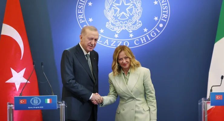 Roma'da düzenlenen Türkiye-İtalya Dördüncü Hükümetlerarası Zirvesi'nin ardından düzenlenen basın toplantısında