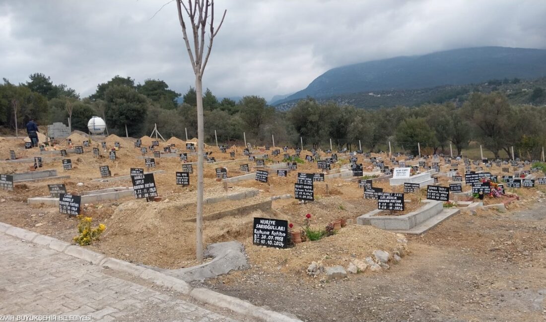 Son bir yılda 5 ilçeye 26 bin 400 gömü kapasiteli mezarlık İzmir Büyükşehir Belediyesi, kentin artan ihtiyacını karşılamak için son bir