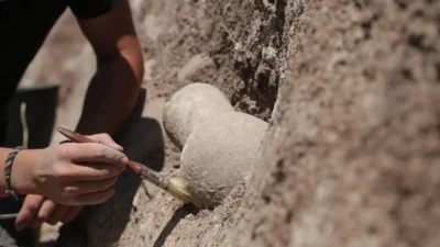 İzmir'in Menemen ilçesinde belediyeye ait bir arazide Roma ve Erken