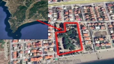 İzmir'in sakin ilçesi Seferihisar'da lüks bir turizm yatırımının temelleri atılmak