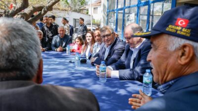 İzmir Büyükşehir Belediye Başkanı Dr. Cemil Tugay, önemli tarım merkezlerinden