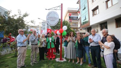Karşıyaka Belediyesi, Dedebaşı Mahallesi’nde baştan sona yenilediği park alanını “Karşıyaka