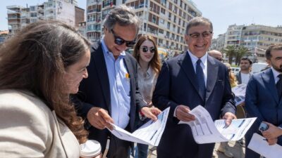 İzmir Büyükşehir Belediyesi Kordon’da denize açılan beş sokakta araç ve