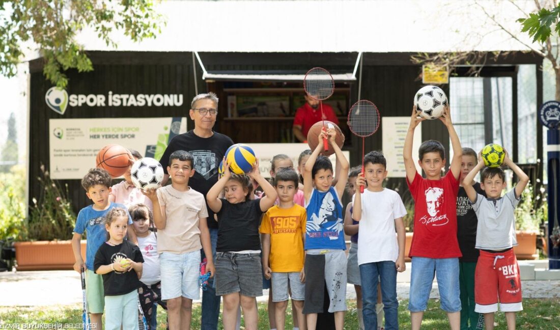 İzmir Büyükşehir Belediyesi kentteki spor istasyonlarının ikincisini Bornova Aşık Veysel