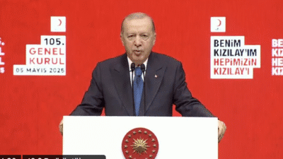 Cumhurbaşkanı Recep Tayyip Erdoğan, Türk Kızılay 105'inci Genel Kurulu'nda yaptığı