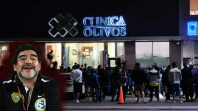 Diego Armando Maradona'nın hayatının son günlerinde kaldığı Olivos Kliniği'ne baskın