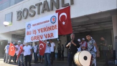 İzmir Büyükşehir Belediyesi’nin şirketlerinde çalışan işçiler, eksik maaş ödemeleri ve