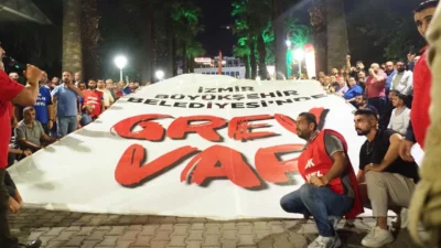 İzmir’de DİSK’e bağlı sendika ile İzmir Büyükşehir Belediyesi arasındaki toplu