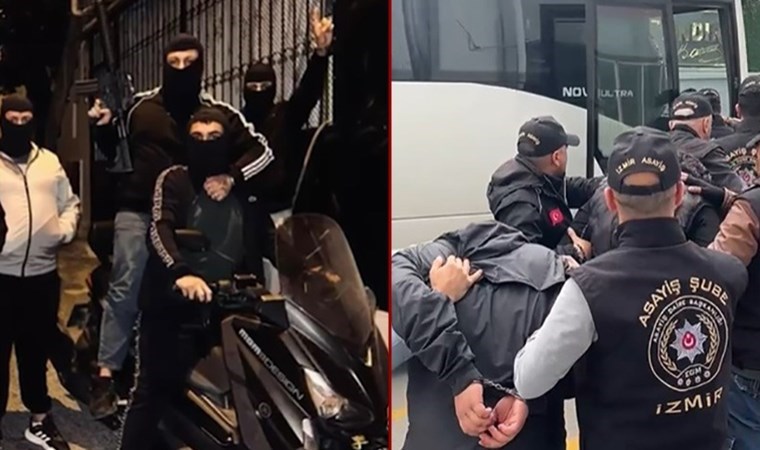 İzmir'de kendilerini "Acımasızlar" olarak tanıtan organize suç örgütüne yönelik geniş