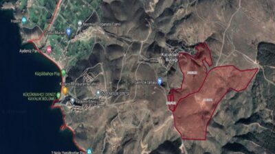 İzmir'in Karaburun ilçesinde yapılması planlanan güneş enerjisi santralı ve elektrik