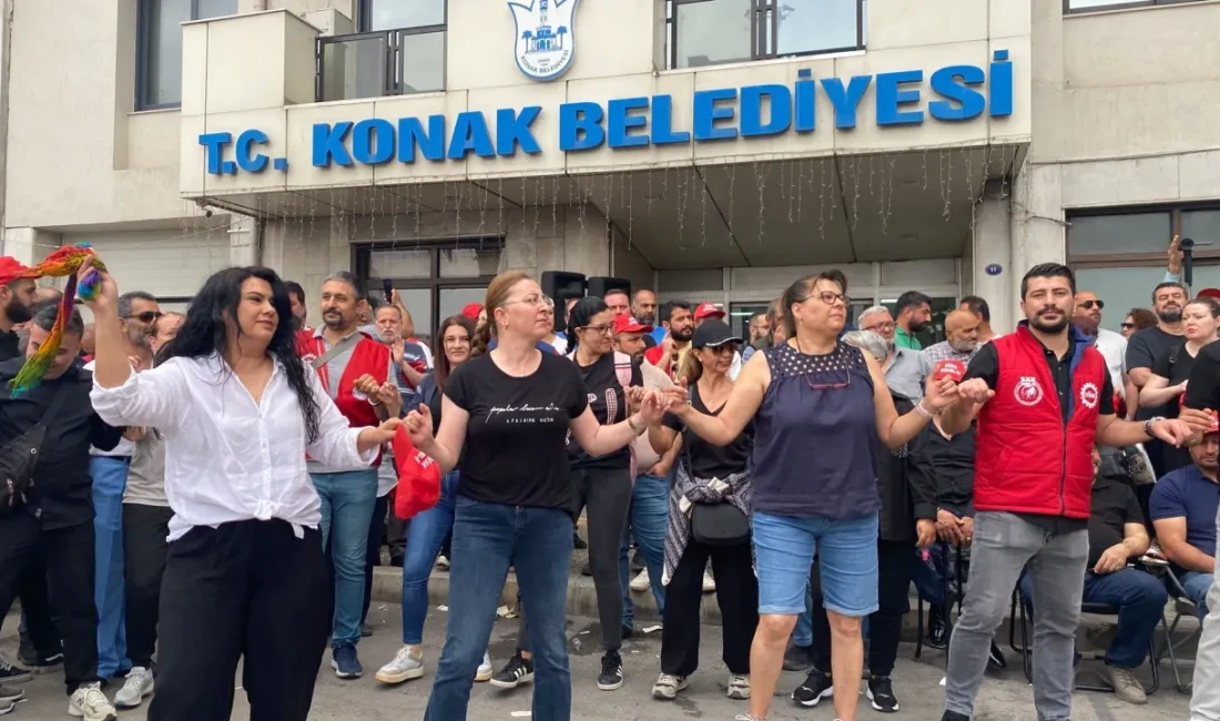 Konak Belediyesi'nin iştiraki MER-BEL'de yaklaşık 1500 işçiyi ilgilendiren toplu iş