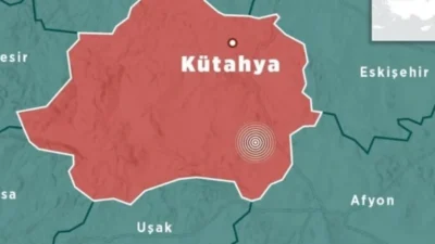 Kütahya'nın Simav ilçesinde gece saatlerinde 4 büyüklüğünde bir deprem meydana