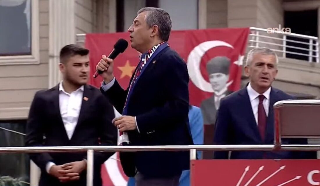 CHP Genel Başkanı Özgür Özel, Düzce'de düzenlenen "Millet İradesine Sahip