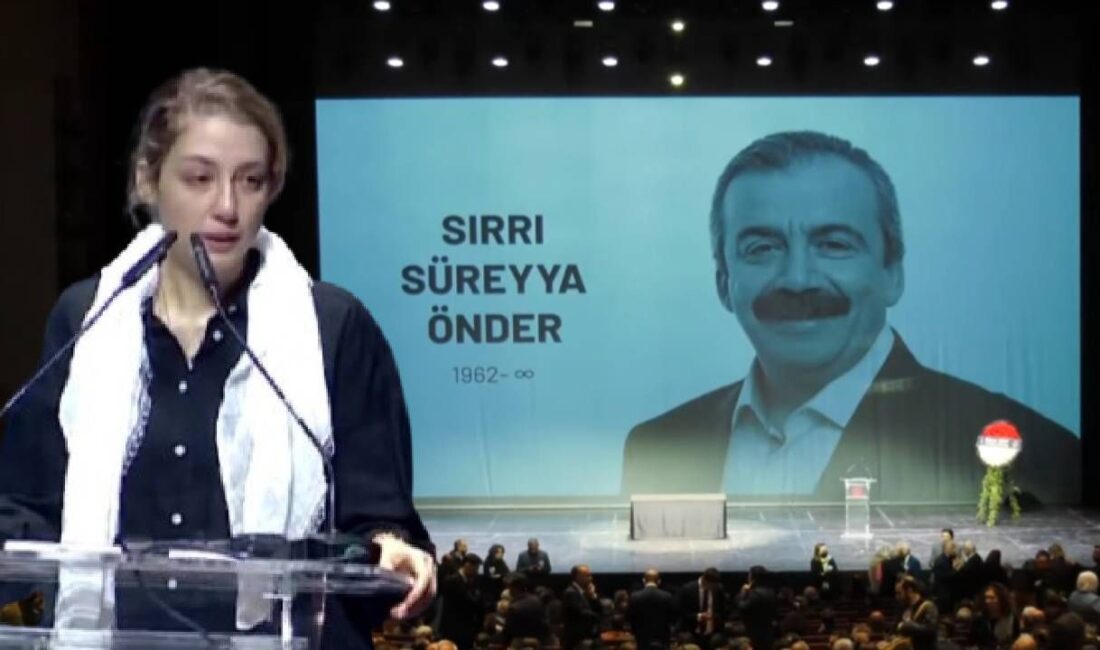 DEM Parti İstanbul Milletvekili ve TBMM Başkanvekili Sırrı Süreyya Önder'in