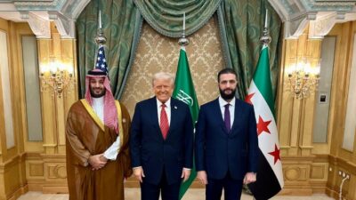 ABD Başkanı Trump, Suriye'nin geçici cumhurbaşkanı Ahmed Şara ile gerçekleştirdiği