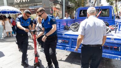 Karşıyaka Belediyesi, trafiğe kapalı alanlarda motorlu araç kullanımını önlemek amacıyla